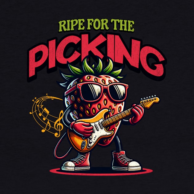 Funny Strawberry Rocker by The Jumping Cart